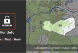 Colorado Elk Population Density Map Colorado Bighorn Sheep Hunting Unit S4 Huntinfo