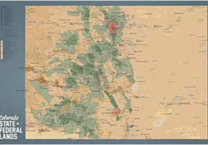 Colorado Fourteeners Map Amazon Com Best Maps Ever Colorado State Parks Federal Lands Map