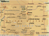 Colorado Geographical Map Colorado Fishing Network Maps and Regional Information