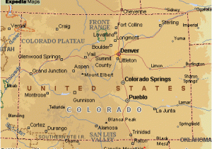 Colorado Geographical Map Colorado Fishing Network Maps and Regional Information