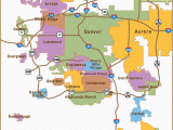 Colorado Geographical Map Relocation Map for Denver Suburbs Click On the Best Suburbs