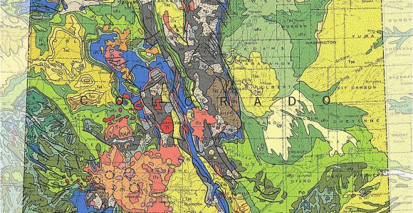 Colorado Geological Map Geologic Maps Of the 50 United States