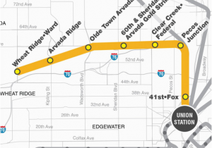 Colorado Gold Map Map Of Gold G Line Stations In Arvada Colorado Copyright Rtd