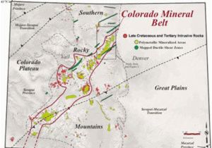 Colorado Gold Mines Map Colorado 1 Gold and Gem Gazette Magazine