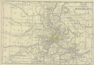 Colorado Gold Mines Map Map From Colorado A Historical Descriptive and Statistical Work