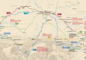 Colorado Indian Reservations Map Maps Trail Of Tears National Historic Trail U S National Park