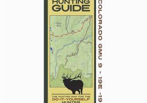 Colorado Interactive Gmu Map Colorado Gmu 9 19e 191 Product Specs Dimensions Folded Size 4 X9