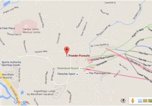 Colorado Map Steamboat Springs Powder Pursuits