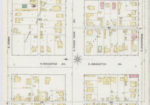 Colorado Map with Counties File Sanborn Fire Insurance Map From Colorado Springs El Paso