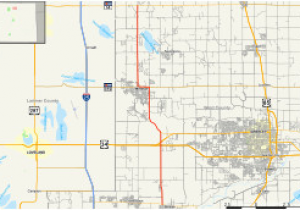 Colorado Map with Highways Colorado State Highway 257 Wikipedia