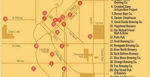 Colorado Microbreweries Map the Ultimate Guide to Craft Brewing In Denver Denver Beers