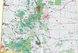 Colorado Mountain Passes Map Colorado Dispersed Camping Information Map