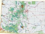 Colorado Mountain Peaks Map Colorado Dispersed Camping Information Map