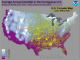 Colorado On A Map Of Usa where In the U S Gets Both Extreme Snow and Severe Thunderstorms