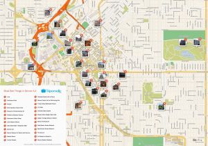 Colorado Points Of Interest Map Denver Printable tourist Map Free tourist Maps A Denver