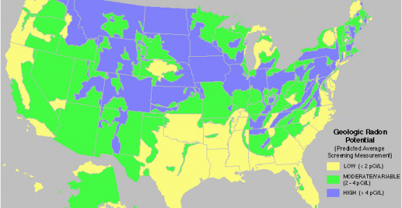 Colorado Radon Map Radon Gas Map New Wonderful Radon Maps Directions