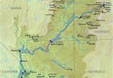 Colorado River Dams Map This Map Shows the Location Of Dams Along the Colorado River and Its