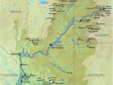 Colorado River Dams Map This Map Shows the Location Of Dams Along the Colorado River and Its