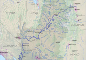 Colorado River Drainage Basin Map List Of Tributaries Of the Colorado River Revolvy