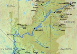 Colorado River Location On Map Colorado Rivers Map 345829800317 Colorado River Flow Charts 45