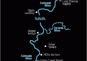 Colorado River Rafting Map Westwater Canyon Rafting Trip Colorado River Map Moab Ut