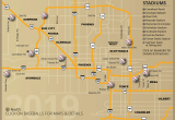 Colorado Rockies Parking Map Cactus League Stadium Map