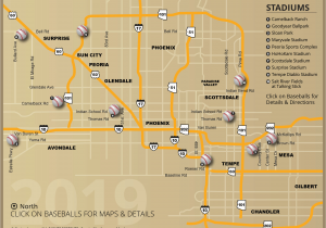 Colorado Rockies Parking Map Cactus League Stadium Map