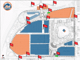 Colorado Rockies Parking Map Citi Field Baseball Fever