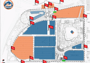Colorado Rockies Parking Map Citi Field Baseball Fever