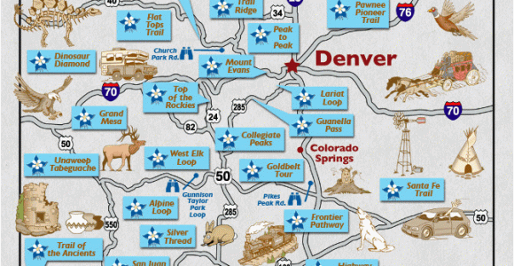 Colorado Scenic byways Map Colorado Scenic Drives Map Printable Map Hd