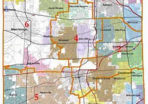 Colorado School District Map Dupage County Il County Board District Map