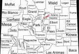 Colorado School Districts Map Colorado Counties 64 Counties and the Co towns In them