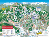 Colorado Ski Mountain Map Trail Maps Arrowhead at Vail