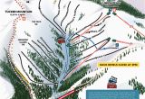 Colorado Ski Mountains Map Copper Winter Trail Map