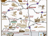 Colorado Springs attractions Map Map Of Colorado towns Maps Directions