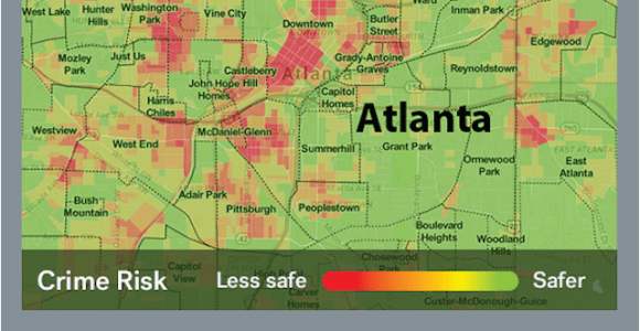 Colorado Springs Police Blotter Map the Safest Neighborhoods In atlanta