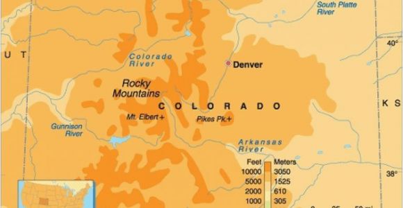 Colorado Springs topographic Map Rocky Mountain Elevation Map 29 Cool Colorado Springs Elevation Map