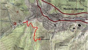 Colorado Springs Trail Map Red Mountain Hiking Pinterest Hiking Mountains and Mountain