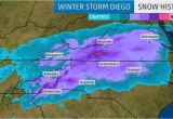 Colorado Springs Weather Map Winter Storm Diego Crippled the southeast with Heavy Snow and