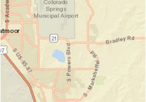 Colorado Springs Zoning Map District Map District Map