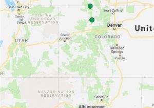 Colorado State Wildlife areas Map Colorado Current Fires Google My Maps