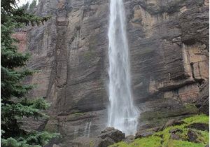 Colorado Waterfalls Map Bridal Veil Falls Just Outside Telluride Colorado Picture Of