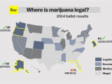 Colorado Weed Map Marijuana Legalization Sweeps the 2014 Midterm Elections Vox
