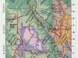 Colorado Western Slope Map Sky Terrain Colorado Springs Pikes Peak Trail Map 4th Edition Feral