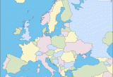 Colored Map Of Europe Europe Free Map Free Blank Map Free Outline Map Free