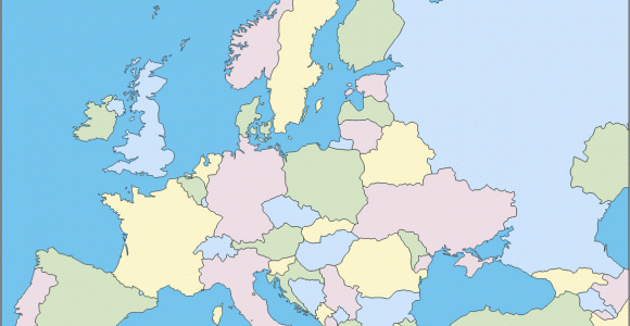 Colored Map Of Europe Europe Free Map Free Blank Map Free Outline Map Free