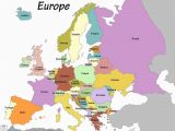 Colour Map Of Europe Black White Outline A Maps 2019