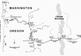 Columbia River Canada Map Map Of the Lower 350 Km Of the Columbia River Drainage Identifying