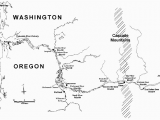 Columbia River Canada Map Map Of the Lower 350 Km Of the Columbia River Drainage Identifying