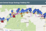 Columbia River oregon Map Columbia Gorge Geology Field Trip Ice Age Floods Institute